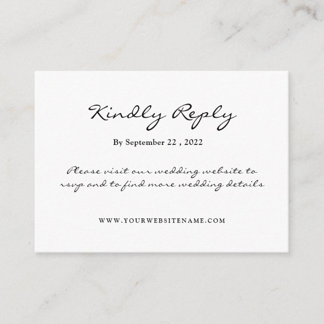 Enkelt men elegant: Svart linne med monogram Tilläggskort (Framsida)