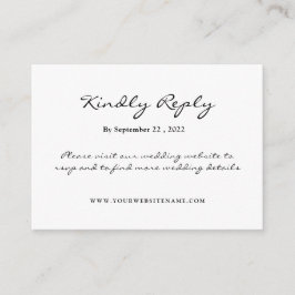 Enkelt men elegant: Svart linne med monogram Tilläggskort