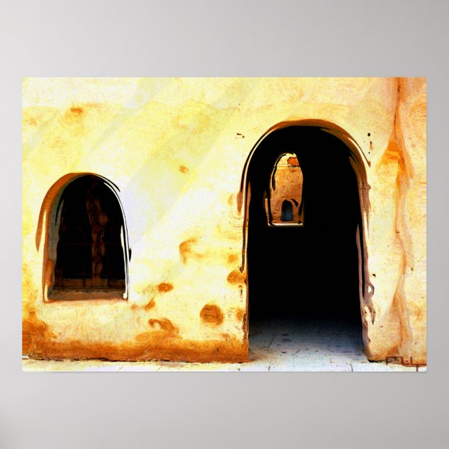 enkelt men vackert hus poster (Framsidan)