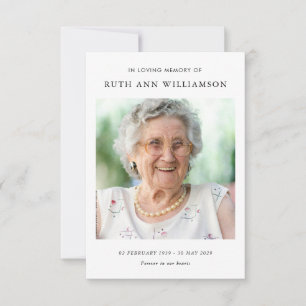 Enkelt minialistiskt miniatyrkort för funktionellt tack kort