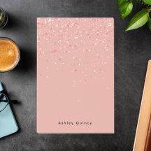 Enkelt minimal Elegant för Rosa, Monogram