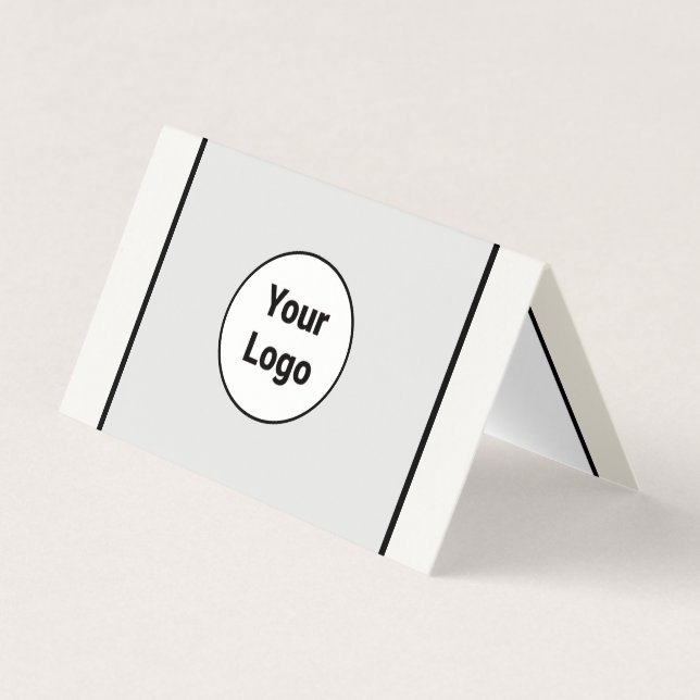 ENKELT MINIMAL LÄGG TILL ANPASSNINGSBARNA LOGOTYP  VISITKORT (Framsida)