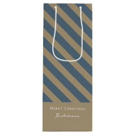 Enkelt minimalistiskt blått och Beige God jul