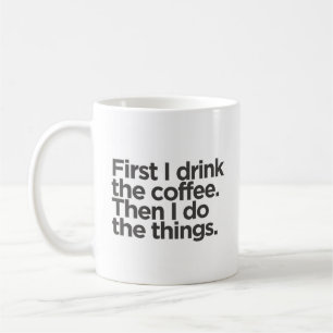 Enkelt minimalistiskt citattkaffe Mugg