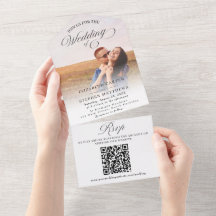 Enkelt minimalistiskt foto Bröllop