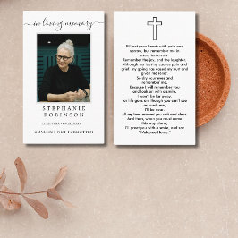 Enkelt, minimalistiskt fotopatsterkort visitkort