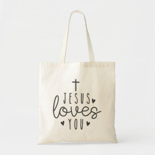 Enkelt minimalistiskt Jesus Kärlek du har satt på Tygkasse