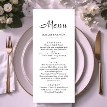 Enkelt, minimalistiskt skript Bröllop