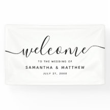 Enkelt minimalistiskt skript Välkommen till Bröllo