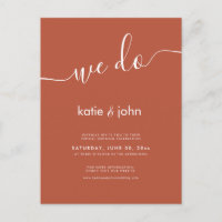 Enkelt minimalistiskt terrakotta Virtuellt Vi gör