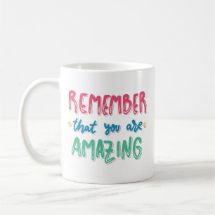 Enkelt minimalistiskt vibrant mjuk Rosa blått Kaffemugg
