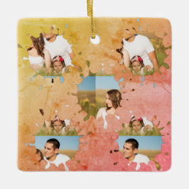 Enkelt, minimalt antal anpassningsbar i eleganten julgransprydnad keramik