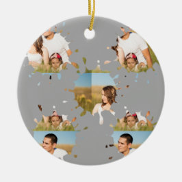 Enkelt, minimalt antal anpassningsbar i eleganten julgransprydnad keramik