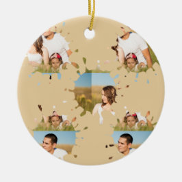 Enkelt, minimalt antal anpassningsbar i eleganten julgransprydnad keramik