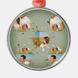 Enkelt, minimalt antal anpassningsbar i eleganten julgransprydnad metall