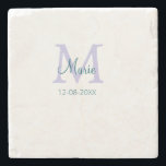 enkelt, minimalt datum för att lägga till namn mon stenunderlägg<br><div class="desc">vacker design</div>