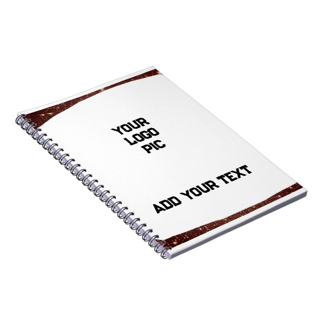 Enkelt, minimalt för att lägga till din bildtext g anteckningsbok (Högra Sidan)