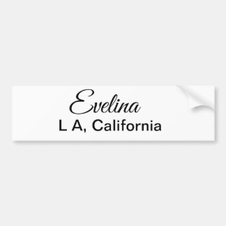 Enkelt, minimalt för att lägga till din namntext s bildekal