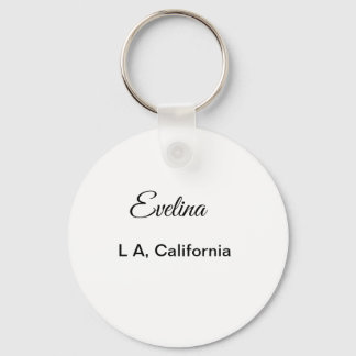 Enkelt, minimalt för att lägga till din namntext s nyckelring