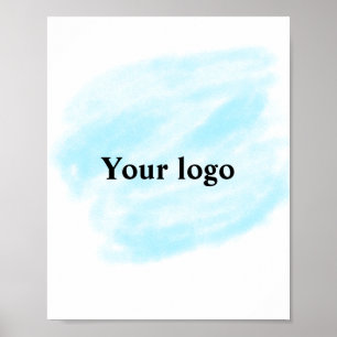 Enkelt, minimalt för att lägga till logotypen namn poster