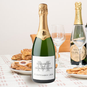 Enkelt minimalt Grått-monogram för Chic i Elegant