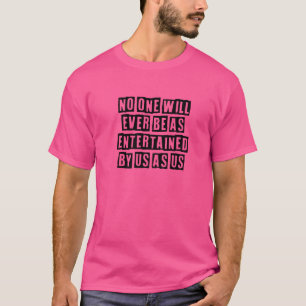 Enkelt minimalt ingen kommer någonsin att vara som t shirt