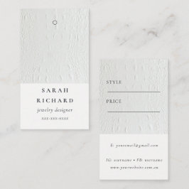 Enkelt minimalt läder Struktur Prisa Märkrn Namn Visitkort