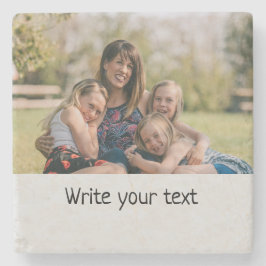enkelt, minimalt lägga till din text-fotochristmas stenunderlägg