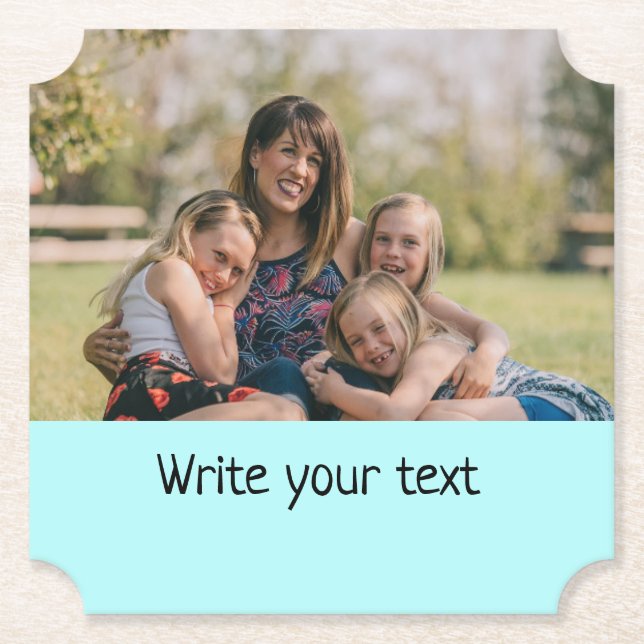 enkelt, minimalt lägga till din text-fotochristmas underlägg papper (Framsida)