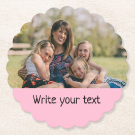 enkelt, minimalt lägga till din text-fotochristmas underlägg papper