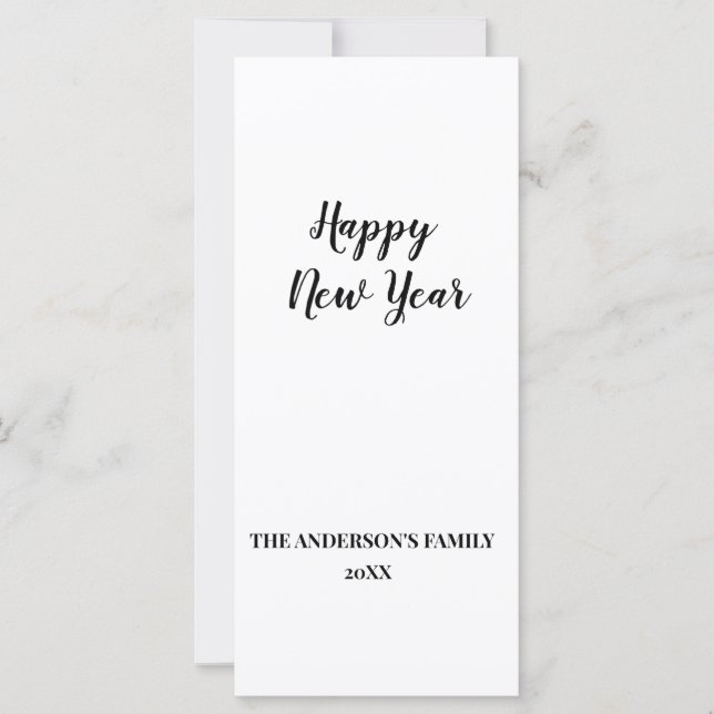 enkelt, minimalt lägga till din text i ett nytt år (Framsida)