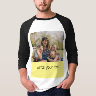 enkelt, minimalt lägga till dina textfotochristmas t shirt