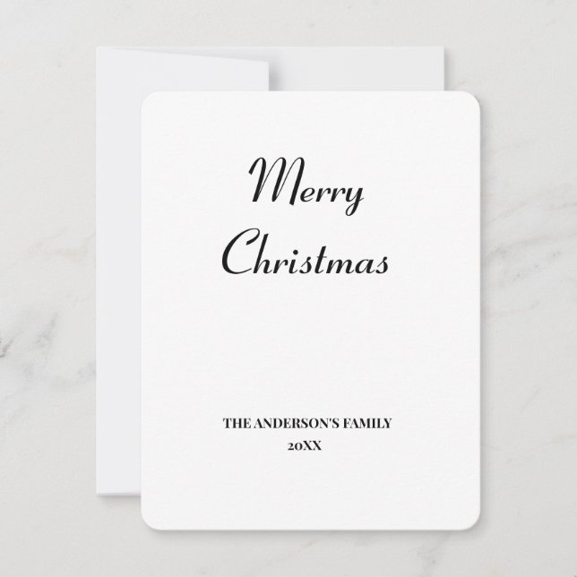 enkelt, minimalt lägga till dina texttecken anpass anteckningskort (Framsida)