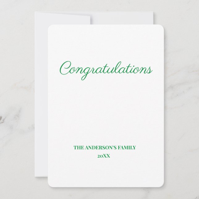 enkelt, minimalt lägga till grattisar (Framsida)