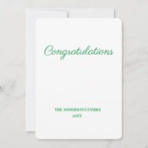 enkelt, minimalt lägga till grattisar