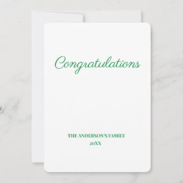 enkelt, minimalt lägga till grattisar