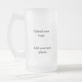 enkelt, minimalt lägga till logotypens textinforma frostat ölglas