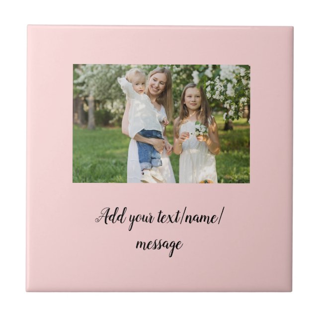 enkelt, minimalt lägga till vår fotokollage namn t kakelplatta (Framsidan)