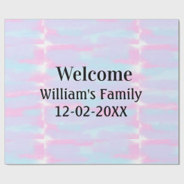 enkelt minimalt monogram logotyp personligt välkom presentpapper