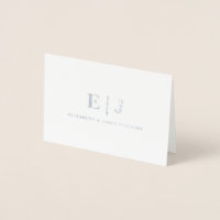 Enkelt, minimalt par Initialer-monogram