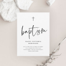 Enkelt, minimalt skript-baptism-dödande inbjudningar