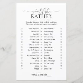 Enkelt minimalt skulle hon hellre Möhippa spel