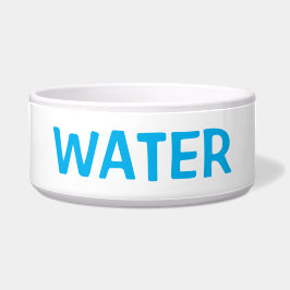 Enkelt, minimalt, vitt och blått Vatten-katt eller