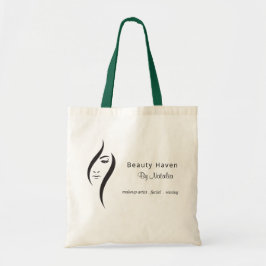 Enkelt minimalt vitt och svart ballonger tygkasse