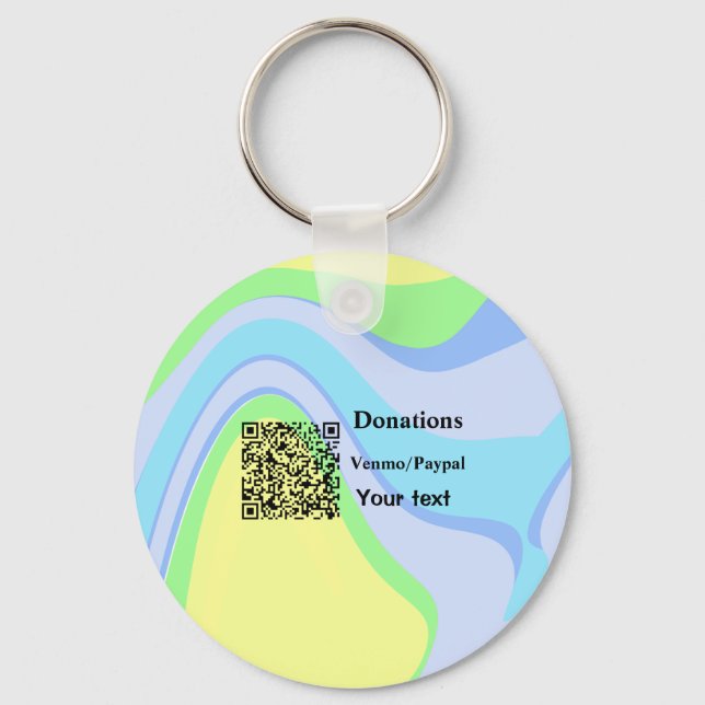 Enkelt minimum av streckkodskrediteringar för beta nyckelring (Framsida)