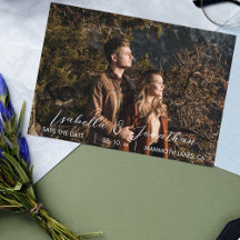 Enkelt minimum ett fotbergsskog Bröllop