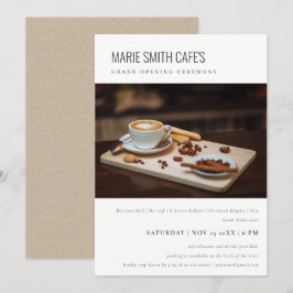 Enkelt minimum Photo Business Grand Open Inbjudan