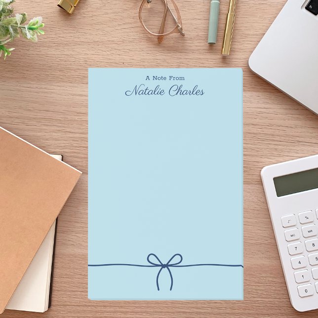 Enkelt minimum-Professionell, marinblått Post-it Block (Skapare uppladdad)