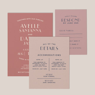 Enkelt minsta detaljutrymme för Sepia Ro Bröllop Tilläggskort