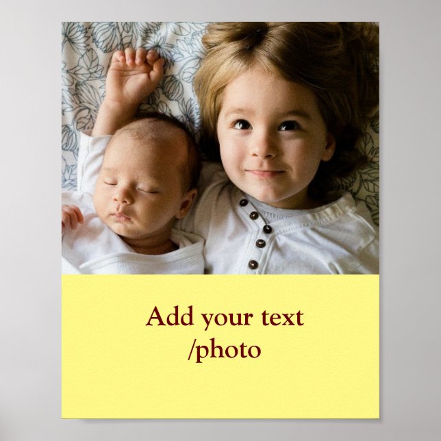 Enkelt minsta färgstarka text lägger till din namn poster (Framsidan)